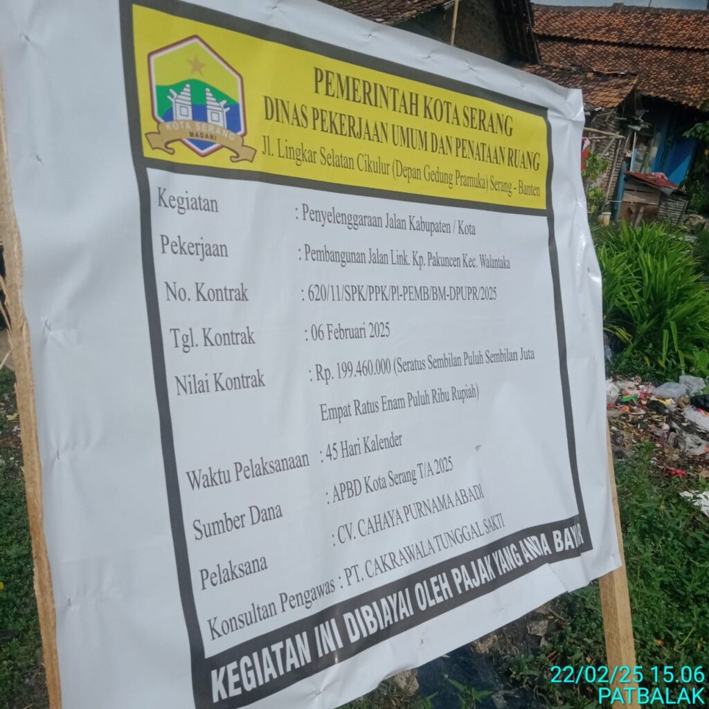 Proyek Paving Blok di Jalan Pakuncen Walantaka Diduga Amburadul 2 IMG 20250222 WA0059